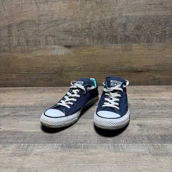 Converse Madison Ox Navy Canvas Sneakers Women's Size 8 - Picture 1 of 7